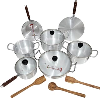  Aluminum Cookware Set 15 Piece