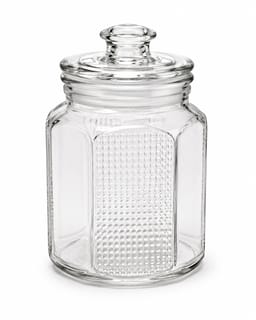 Air tight Transparent  Glass Storage Jar 2.0L 6