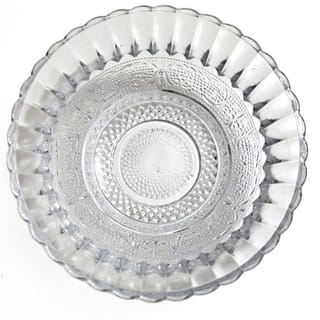 Clear Glass Serving Bowl Set with Small Bowls 7 Piece 3