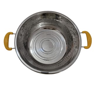 Stainless Steel Steamer Basket with Handles 26- Cm 1