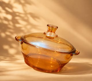 Glass Bowl's  Set with Lids [3 piece's set]