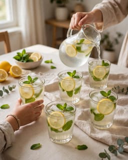 Crystal Glass Water Set 6- Piece 2