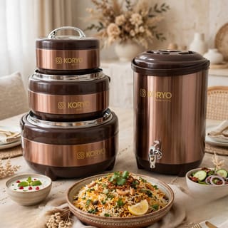 Insulated Food Warmer and Beverage Dispenser Set 4 in 1 2
