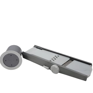 Adjustable Mandoline Slicer with Safety Holder - Grey 3