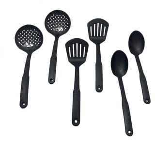 Maroon Non-Stick Cookware Set with Glass Lids 17 Piece  6