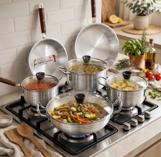  Aluminum Cookware Set 15 Piece 6