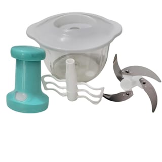 Manual Food Chopper with Clear Bowl 2L 6