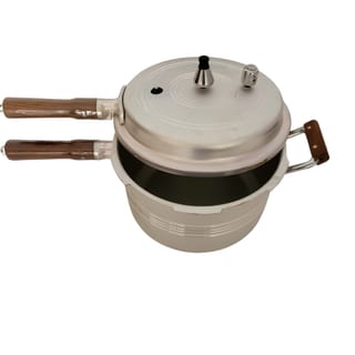 Pressure Cooker with Wooden-Style Handles 9.Liter 6