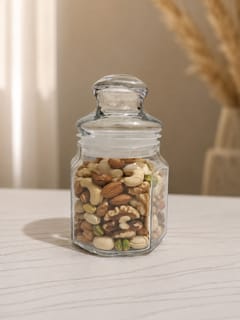 Air Tight Glass Nuts Storage  Jar with Lid 2