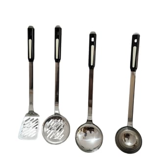 4-Piece Stainless Steel Kitchen Utensil Set Black color 3