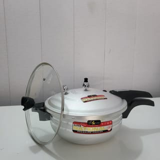WOK  Pressure Cooker With Glass Lid 9 Liter 5
