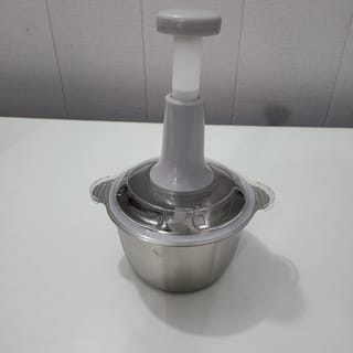 Manual Vegetable Chopper with Stainless Steel Bowl 2L 3