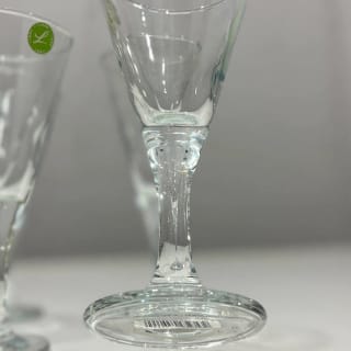 Clear Stemmed Wine Glasses Set 6 pieces  5