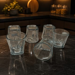 Clear Glass Tumbler Set [ 6 pieces]