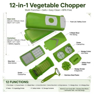 Multi-Function Vegetable Slicer and Chopper Set 5