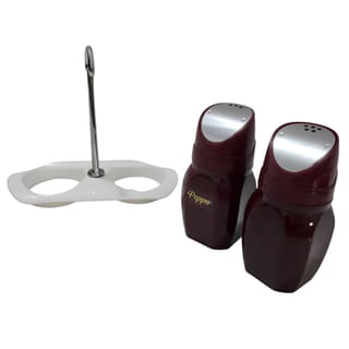 Salt and Pepper Shaker Set with Holder 1