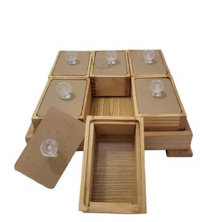 Wooden Six-Compartment Spice Box 3