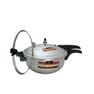 WOK  Pressure Cooker With Glass Lid 9 Liter