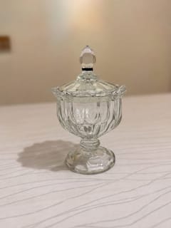Decorative Glass Candy Jar with Lid [4 Options] 2